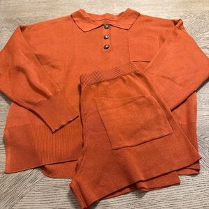 Amazon Women's Knit Jersey Pajama Set Large
